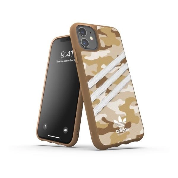 Etui Adidas OR Moulded Case CAMO WOMAN na iPhone 11 Pro - brązowe