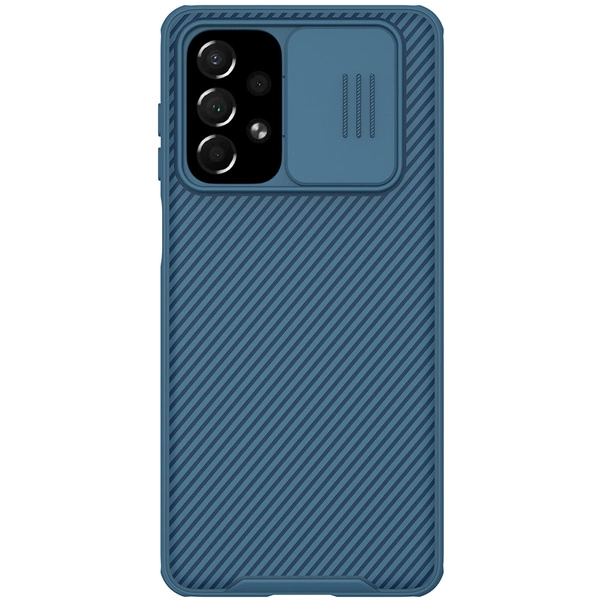 Nillkin CamShield Pro Case Armored Case Cover Camera Protector for Samsung Galaxy A73 Blue