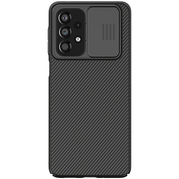 Nillkin CamShield Case Slim Cover avec écran de protection de l'appareil photo pour Samsung Galaxy A33 5G noir