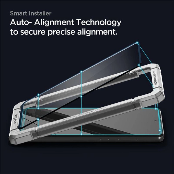 Szkło hartowane Spigen ALM Glass FC na Samsung Galaxy A52 / A52S - czarne