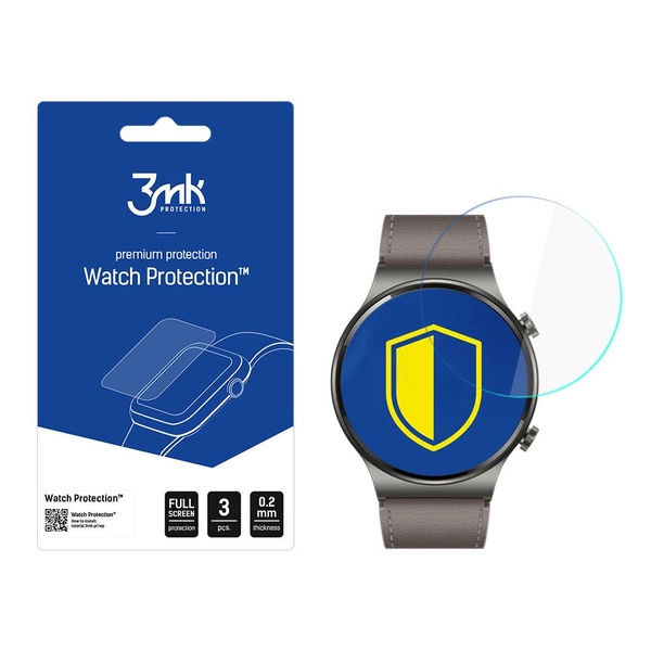 Huawei Watch GT 2 Pro - 3mk Watch Protection™ v. FlexibleGlass Lite