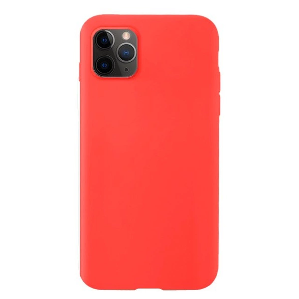 Silicone Case Soft Flexible Rubber Cover for iPhone 11 Pro red