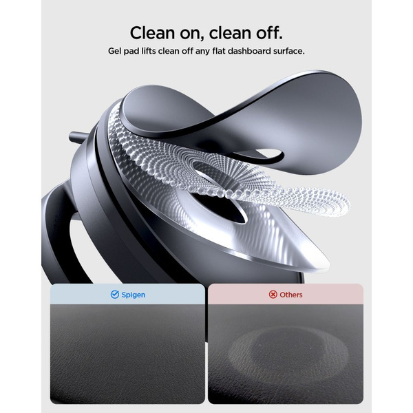 Uchwyt samochodowy Spigen STK100 VacuumLock MagSafe - czarny