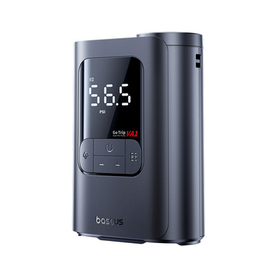 Baseus GoTrip VA1 Super Mini Wireless Air Compressor with 3 Tips - Black