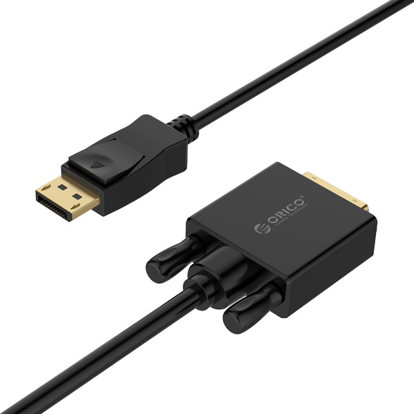 Orico XD-DTD DisplayPort to DVI 4K Cable 1m - Black