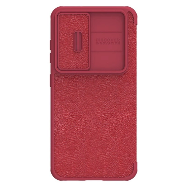 Nillkin Qin Leather Pro Case Hülle für Samsung Galaxy S23+ Cover mit Flip-Kameraschutz Rot