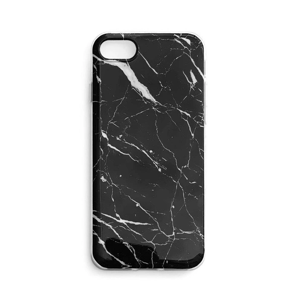 Wozinsky Marble żelowe etui pokrowiec marmur iPhone 13 Pro Max czarny