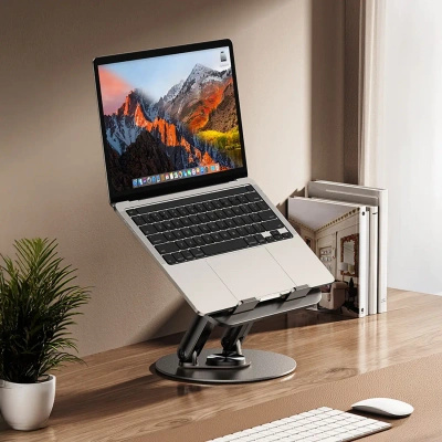 Podstawka Wozinsky WRS-K75 obrotowa pod laptopa tablet - czarna