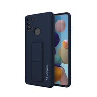Wozinsky Case Silicone Stand Cover для Samsung Galaxy A21S Dark Blue